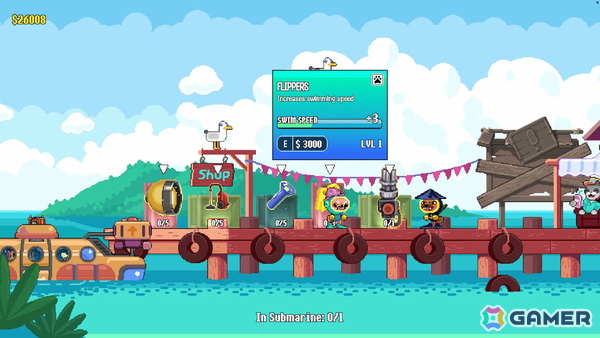 最大4人協力プレイ対応の深海探索アクション「ソルティドッグ」がSteam Nextフェスに出展!犬のダイバーとなって海底のお宝を回収の画像
