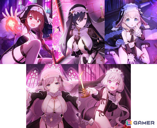 「ごまおつ」ハロウィンイベント「迷える夜のシスターたち ～聖宵に弔いの花を～」が開催！セクシーなシスター衣装の5乙女を手に入れようの画像6