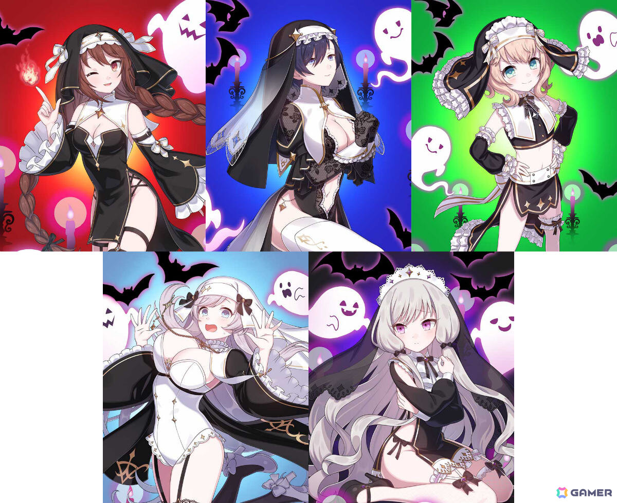 【聖纏】シリーズの使い魔画像（すべて進化後）