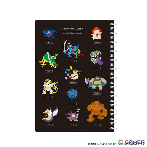 「ドラゴンクエスト文具屋」モンスターたちがデザインされたリングノートやアクリルシール、メッセージウィンドウステッカーなどが登場！の画像59