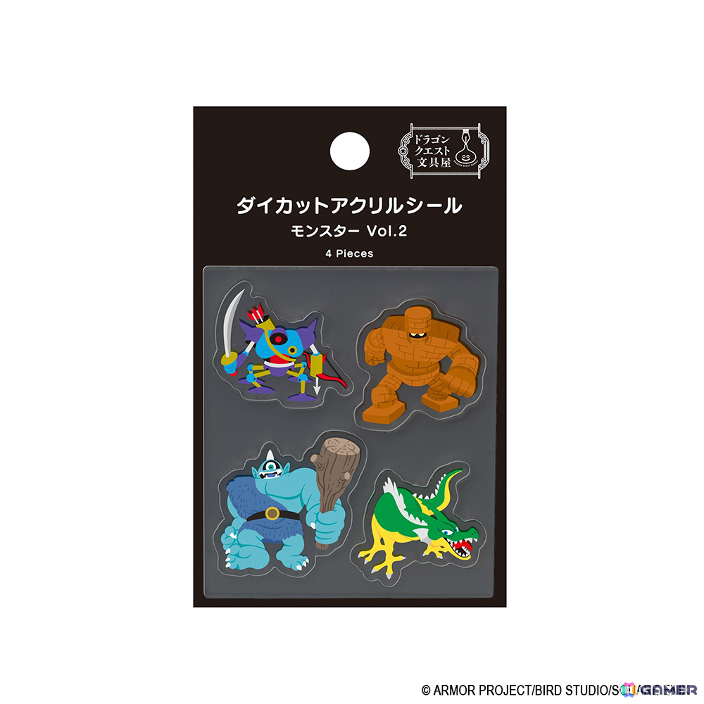 「ドラゴンクエスト文具屋」モンスターたちがデザインされたリングノートやアクリルシール、メッセージウィンドウステッカーなどが登場！の画像
