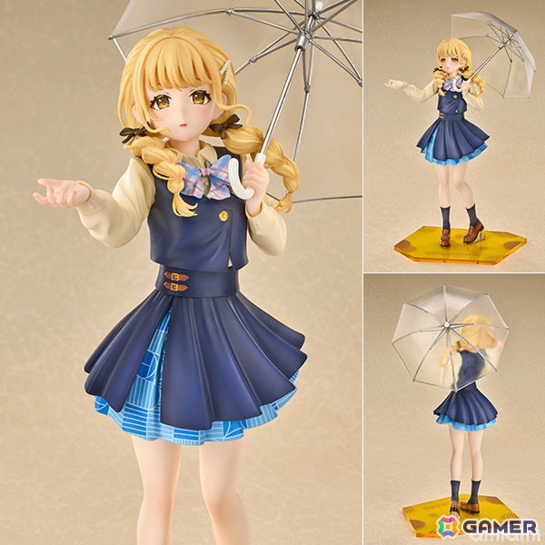 「学マス」より藤田ことねが「雨上がりのアイリス」の特訓前姿でスケールフィギュアになって登場！三つ編みの細部やスカートのしわまで丁寧にディテールを表現の画像