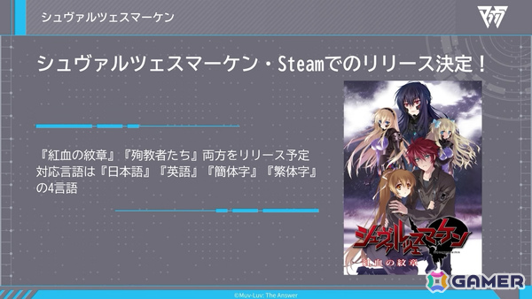 「マブラヴ オルタネイティヴ」のスピンオフとなるADV「シュヴァルツェスマーケン」Steam版が発表！の画像7