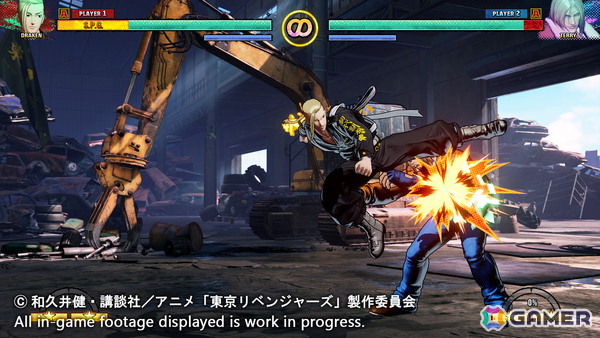 「餓狼伝説 City of the Wolves」にアニメ「東京リベンジャーズ」より佐野万次郎と龍宮寺堅が参戦！オリジナルコラボコスチュームも登場の画像7