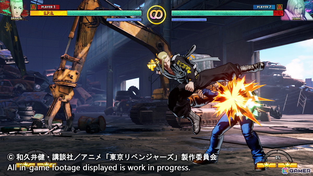 「餓狼伝説 City of the Wolves」にアニメ「東京リベンジャーズ」より佐野万次郎と龍宮寺堅が参戦!オリジナルコラボコスチュームも登場の画像