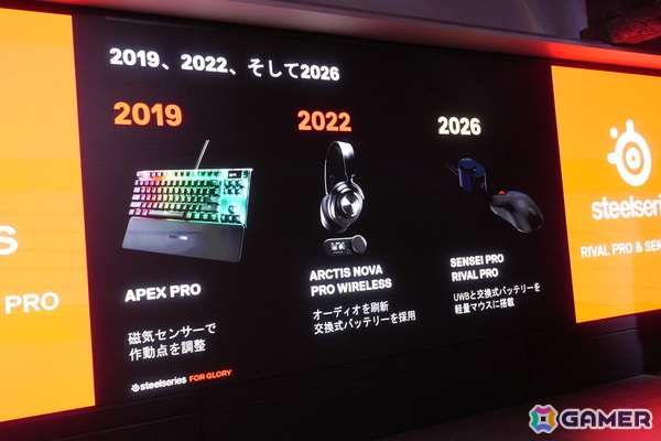 SteelSeriesの新たなフラグシップマウス「Sensei Pro」と「Rival Pro」が発表！超広帯域ワイヤレス技術「UWB」と交換式バッテリーを採用の画像5