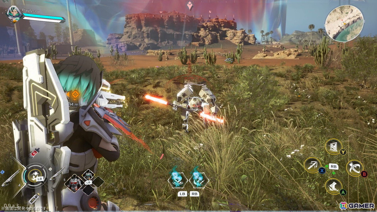 30人共闘×弾幕×カジュアルな共闘体験!ガンホー新作「B.L.U.E. NOVA」テクニカルテストに向けたビルド版を先行試遊の画像