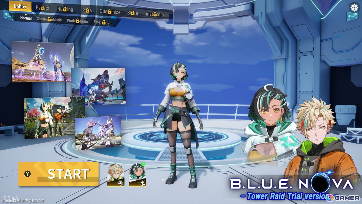 30人共闘×弾幕×カジュアルな共闘体験!ガンホー新作「B.L.U.E. NOVA」テクニカルテストに向けたビルド版を先行試遊の画像