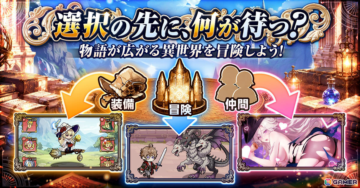 G123の8周年記念タイトルとなるローグライクRPG「サイマジック」正式サービスが開始!科学の知識をヒントに魔法を進化させようの画像
