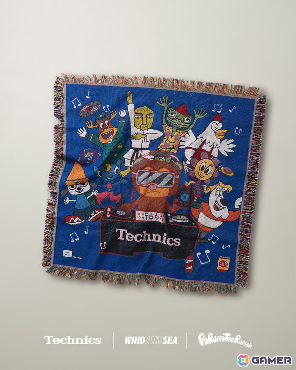 「パラッパラッパー」Technics×WIND AND SEAとのトリプルコラボを実施！本コレクションではパラッパの親友でDJでもある「PJベリー」をフィーチャーの画像11