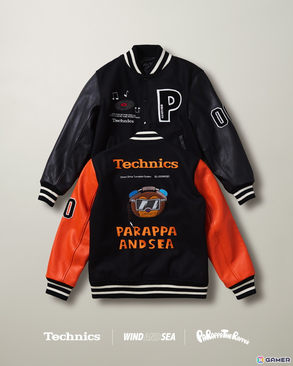 「パラッパラッパー」Technics×WIND AND SEAとのトリプルコラボを実施!本コレクションではパラッパの親友でDJでもある「PJベリー」をフィーチャーの画像
