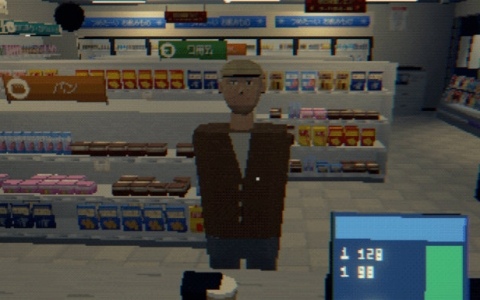 日本のコンビニを舞台にした一人称ホラーゲーム「凝視男」体験版が公開――店の外からこちらを見つめる謎の男に注意を払いながら夜勤をこなそう