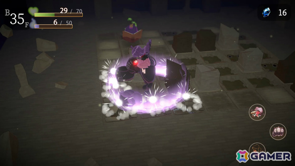 小さな魔女チャロアがゴーレムと共に地下を進むアクションRPG「深層のチャロアイト」Swich版が11月19日にリリース!の画像