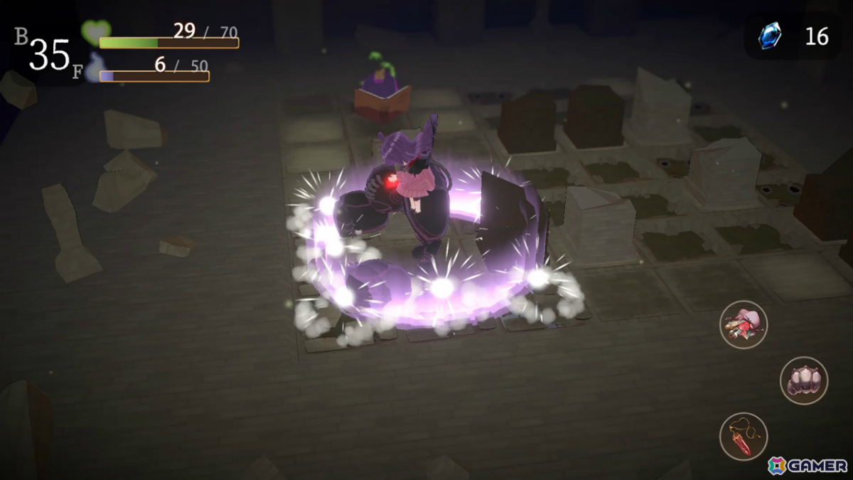 小さな魔女チャロアがゴーレムと共に地下を進むアクションRPG「深層のチャロアイト」Swich版が11月19日にリリース！の画像5