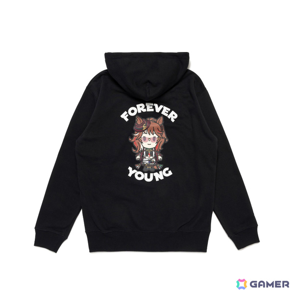 「ウマ娘」×「FORSE CLUB」フォーエバーヤングのグラフィックが落とし込まれたTシャツとジップアップフーディーが10月25日に発売！の画像11