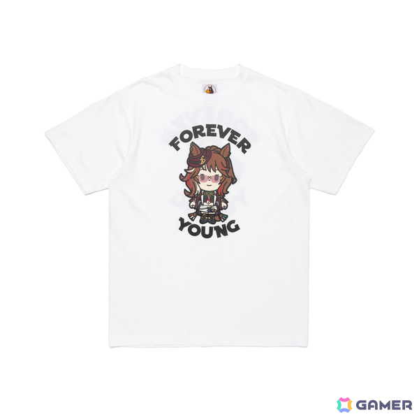 「ウマ娘」×「FORSE CLUB」フォーエバーヤングのグラフィックが落とし込まれたTシャツとジップアップフーディーが10月25日に発売！の画像2