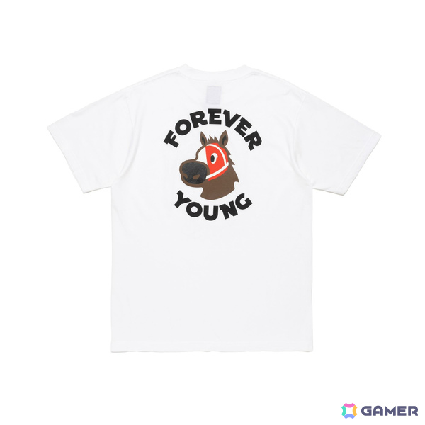 「ウマ娘」×「FORSE CLUB」フォーエバーヤングのグラフィックが落とし込まれたTシャツとジップアップフーディーが10月25日に発売！の画像3