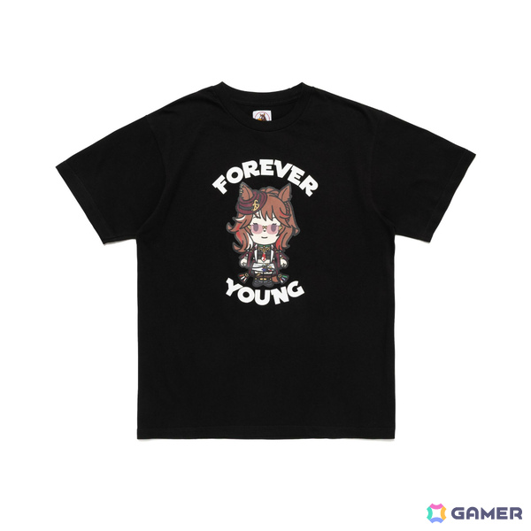 「ウマ娘」×「FORSE CLUB」フォーエバーヤングのグラフィックが落とし込まれたTシャツとジップアップフーディーが10月25日に発売！の画像6