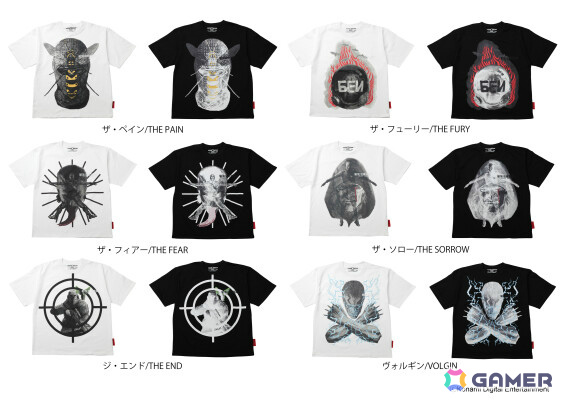 「METAL GEAR SOLID Δ: SNAKE EATER」のボスキャラたちがデザインTシャツに！ザ・ペインらコブラ部隊のメンバーやヴォルギン大佐が登場の画像2