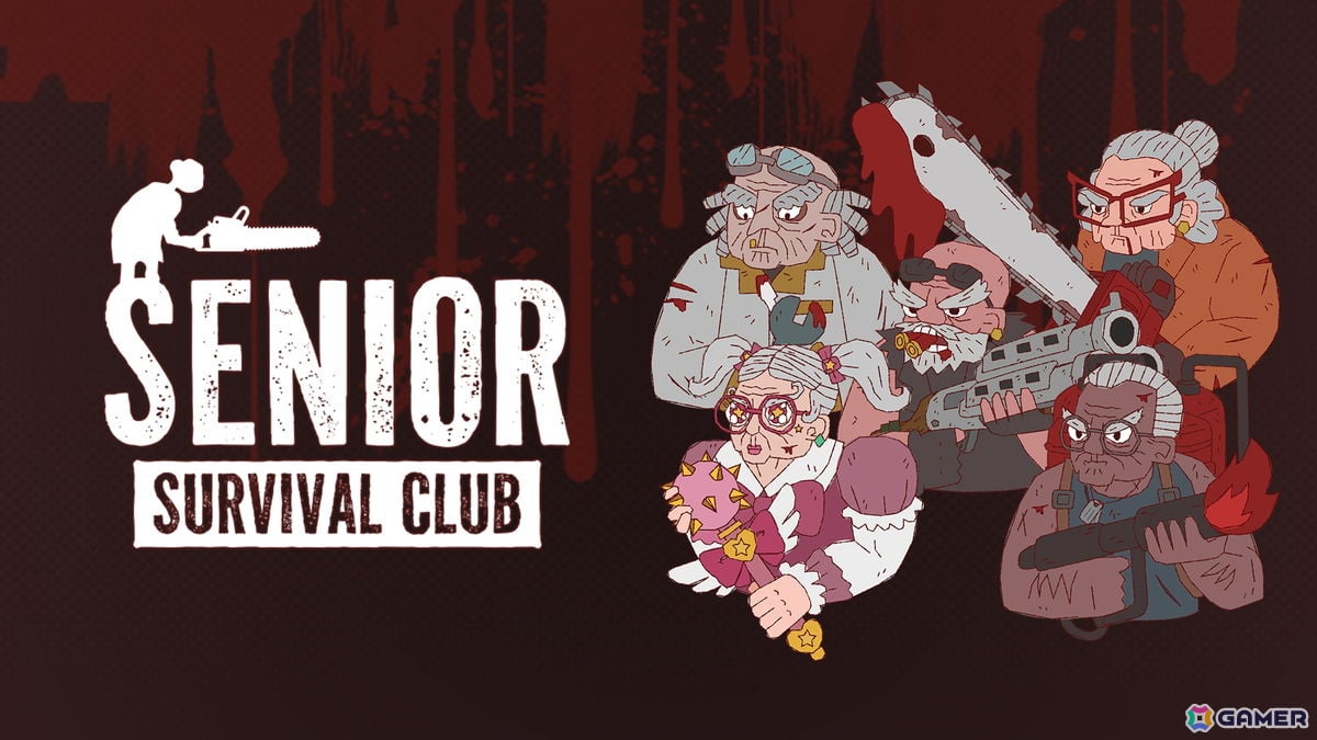 老人ホームの仲間たちとゾンビだらけの世界を突き進むヴァンサバライク「Senior Survival Club」が10月28日にSteamで発売！の画像