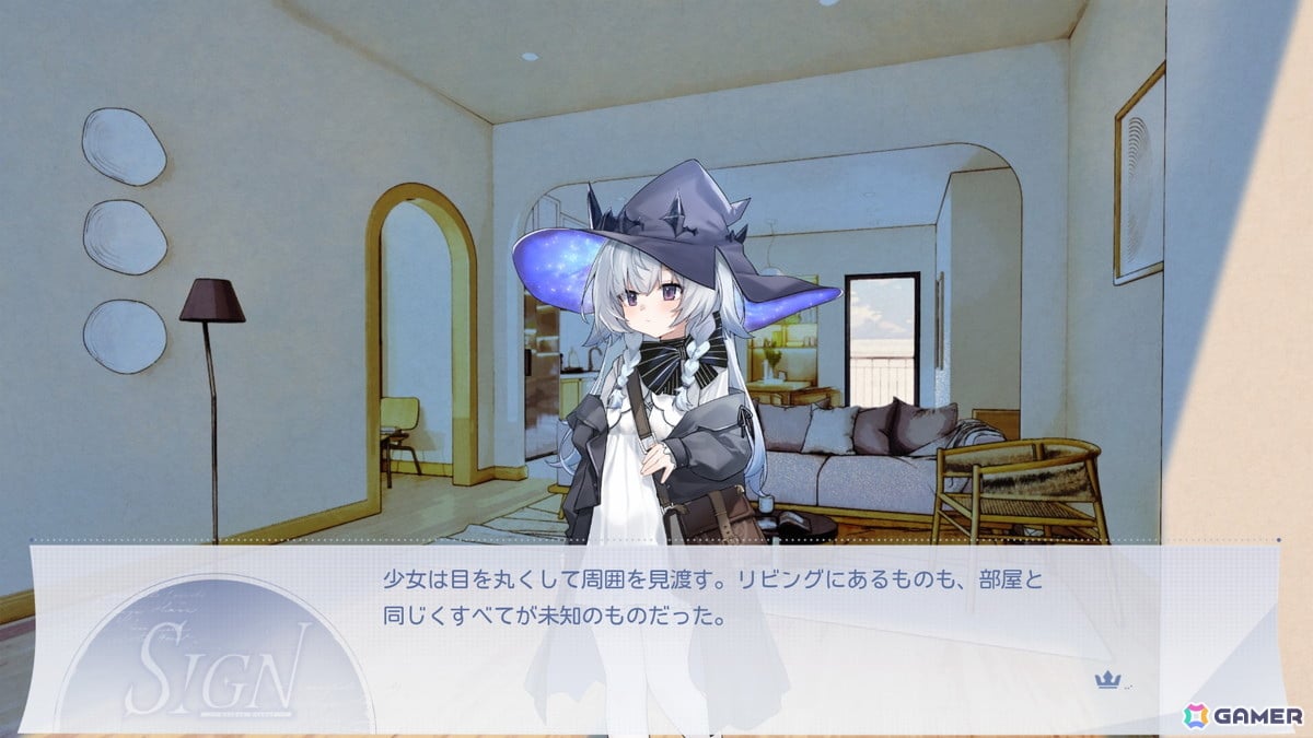美麗ビジュアルが魅力の中国発ノベルゲーム「Sign: 砕冠編」がSteamで配信！女子高生×魔女×異世界で描くガール・ミーツ・ガールの画像
