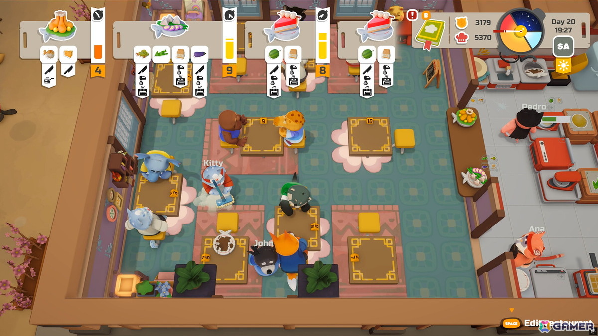 最大4人協力のレストラン経営ゲーム「どうぶつの町の食堂物語」がSteamで早期アクセス開始!釣って、育てて、料理してスローライフとの両立を楽しもうの画像
