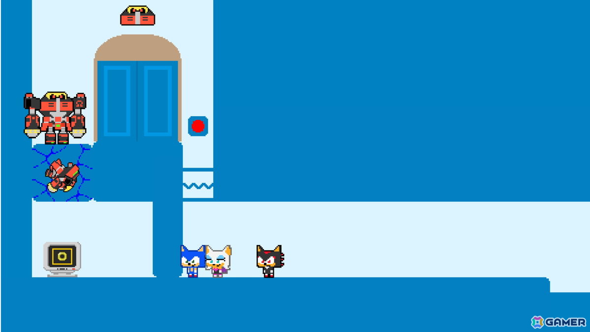 「SONIC PICO PARK」にルージュとオメガがプレイアブルキャラクターとして登場!の画像