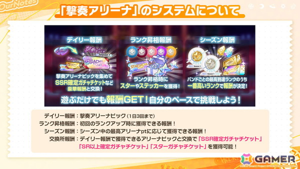 「バンドリ！アワーノーツ」に対戦型コンテンツ「撃奏アリーナ」が10月28日に実装！ハロウィンイベントや追加カバー楽曲もの画像4
