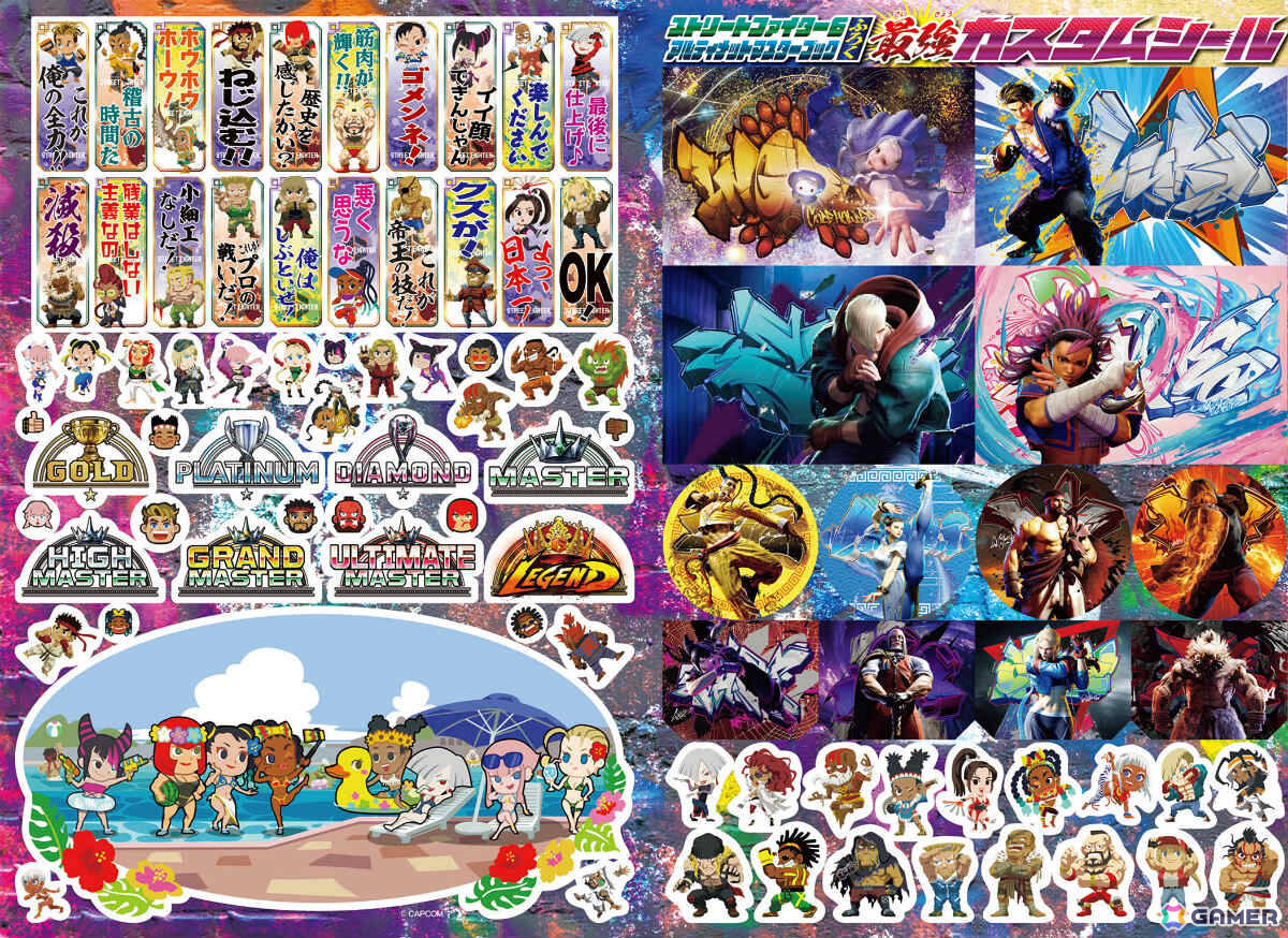 「スト6」のファンブック「STREET FIGHTER6 ULTIMATE MASTER BOOK」が発売!オールカラー70ページ超えで読み応え満載の画像