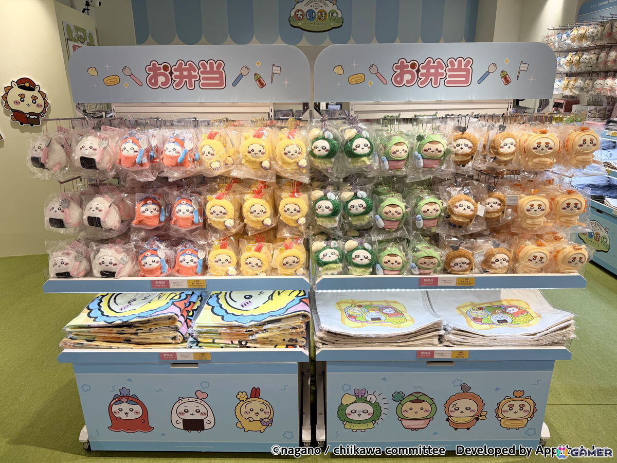 「ちいぽけ」公式グッズ第4弾の販売が行われるポップアップストアのフォトレポートが到着!お店屋さんとお弁当モチーフのグッズがずらりの画像