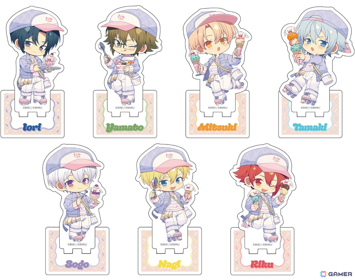 「アイナナ」コラボカフェ第9弾「DREAMY ICE CREAMERY」が11月2日よりアニメイトカフェ池袋2号店・大阪日本橋で開催！の画像