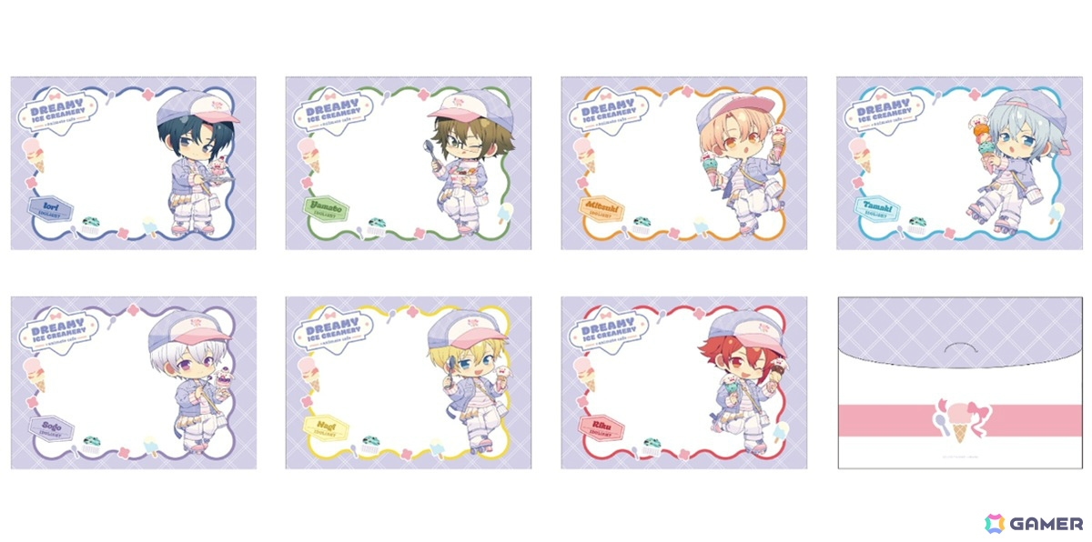 「アイナナ」コラボカフェ第9弾「DREAMY ICE CREAMERY」が11月2日よりアニメイトカフェ池袋2号店・大阪日本橋で開催！の画像