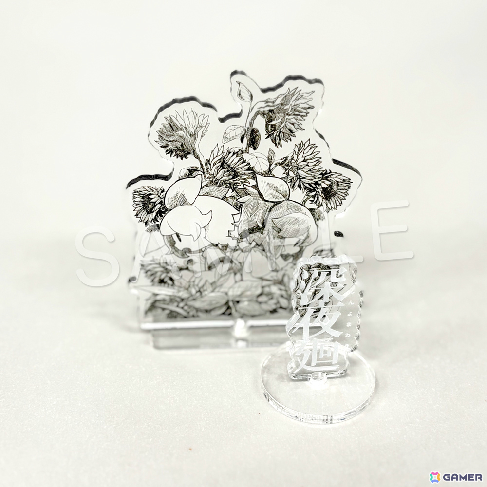 「ほの暮しの庭」&「夜廻」シリーズの新グッズが発売!ラメグリッター入りのオイルが輝くキーホルダーなどがラインナップの画像
