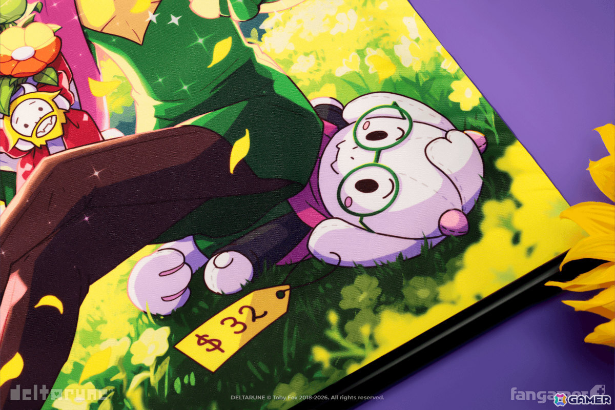 「DELTARUNE」ジャックシュタインのぬいぐるみやフラウリィのタペストリーセットなど公式グッズ4点が販売開始!の画像