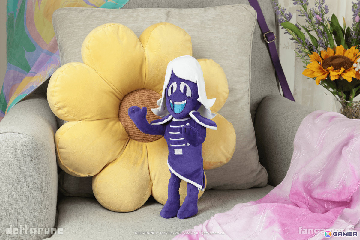 「DELTARUNE」ジャックシュタインのぬいぐるみやフラウリィのタペストリーセットなど公式グッズ4点が販売開始!の画像