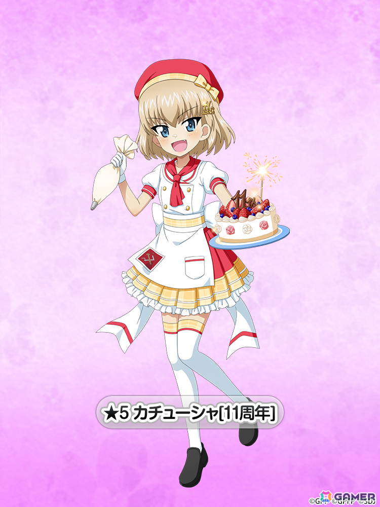 「ガールズ&パンツァー 戦車道大作戦!」11周年を彩る衣装を着たみほ、ダージリンたちが生徒ガチャに登場!の画像