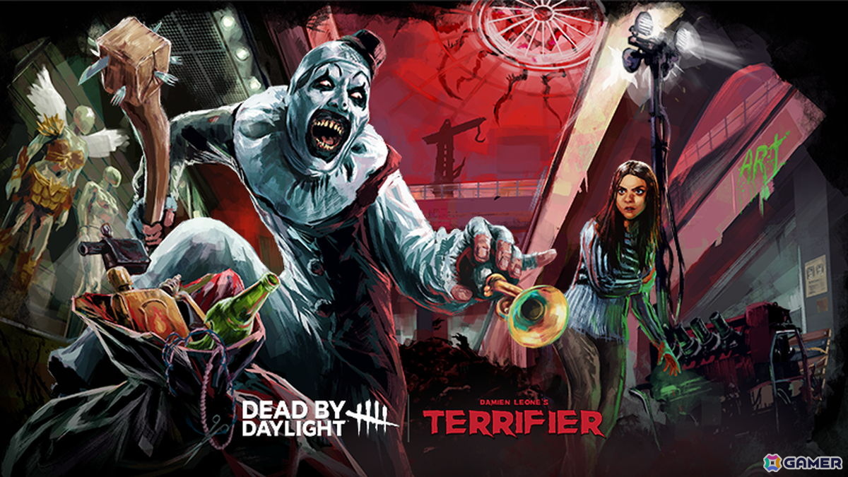 「Dead by Daylight」映画「テリファー」とのコラボチャプターを体験できるPTBが開催!アート・ザ・クラウンとシエナ・ショーが参戦の画像