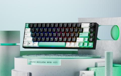 Razerの65％ゲーミングキーボード「Reclusa Mini 65%」発表！0.1mmから調整可能な磁気スイッチと3種類の接続方式を採用