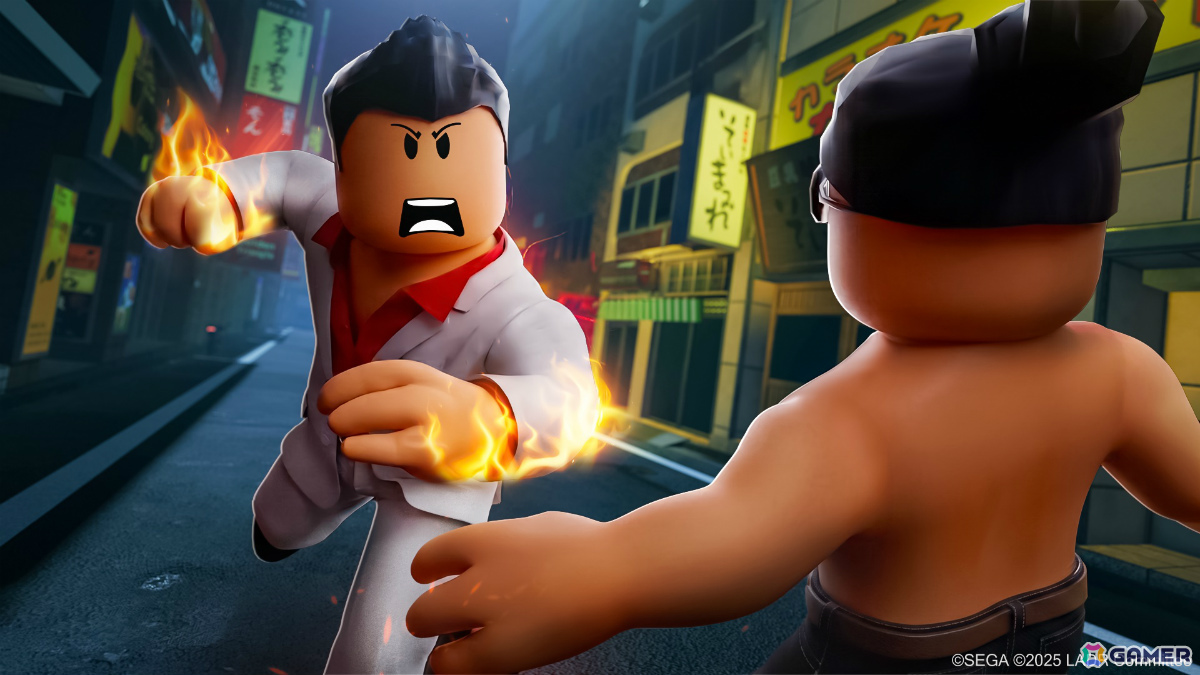「龍が如く」公認のRobloxゲーム「龍が如く ブロックス」が配信!神室町でシリーズおなじみのアクションバトルを楽しめるの画像