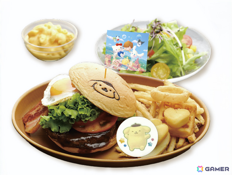 ポムポムプリン BBQバーガー ※原宿店のみ