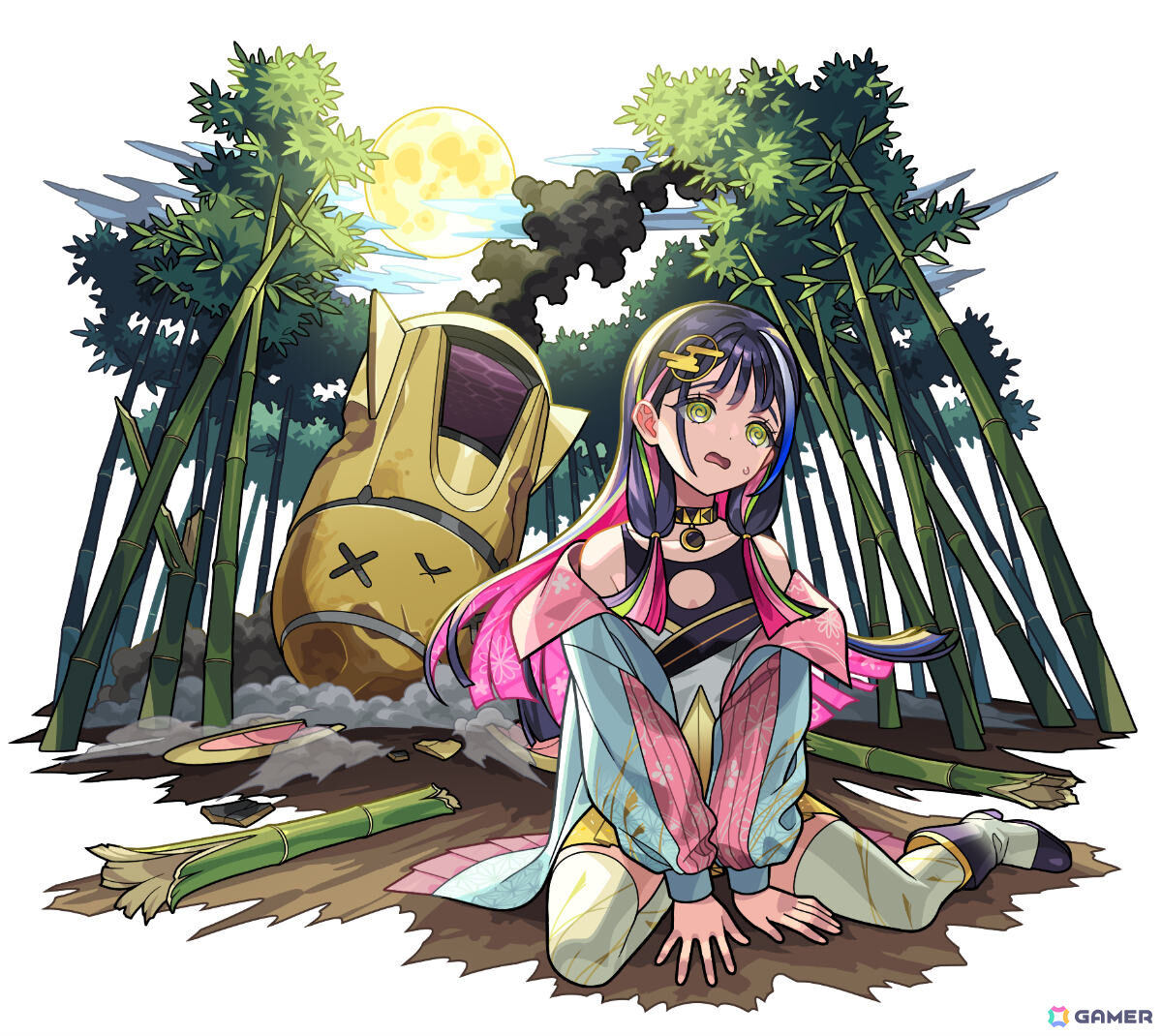 HoneyWorks×青山吉能さんのMVに登場した少女の正体は「モンスト」限定キャラクター「カグヤ」！の画像