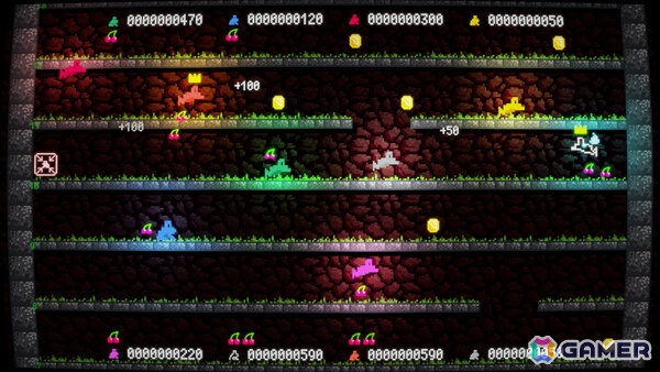 「CASSETTE BOY」のミニゲーム「スーパーフロッピン」が最大8人で遊べる2ボタンジャンプアクション「スーパーフロッピンズ」となってリリース！の画像5