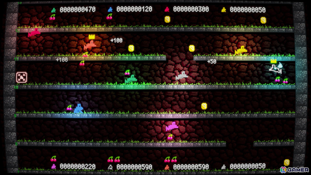 「CASSETTE BOY」のミニゲーム「スーパーフロッピン」が最大8人で遊べる2ボタンジャンプアクション「スーパーフロッピンズ」となってリリース!の画像