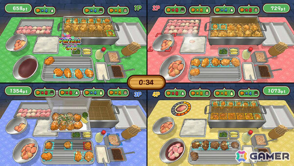 最大4人で楽しめるからあげクッキングゲーム「作って！からあげ」が11月5日に配信！の画像3