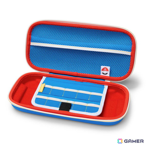 マリオがデザインされたSwitch 2向けプロテクションケースが11月18日に発売！ハテナブロックのチャームや内部に配置された隠れマリオタグにも注目の画像3