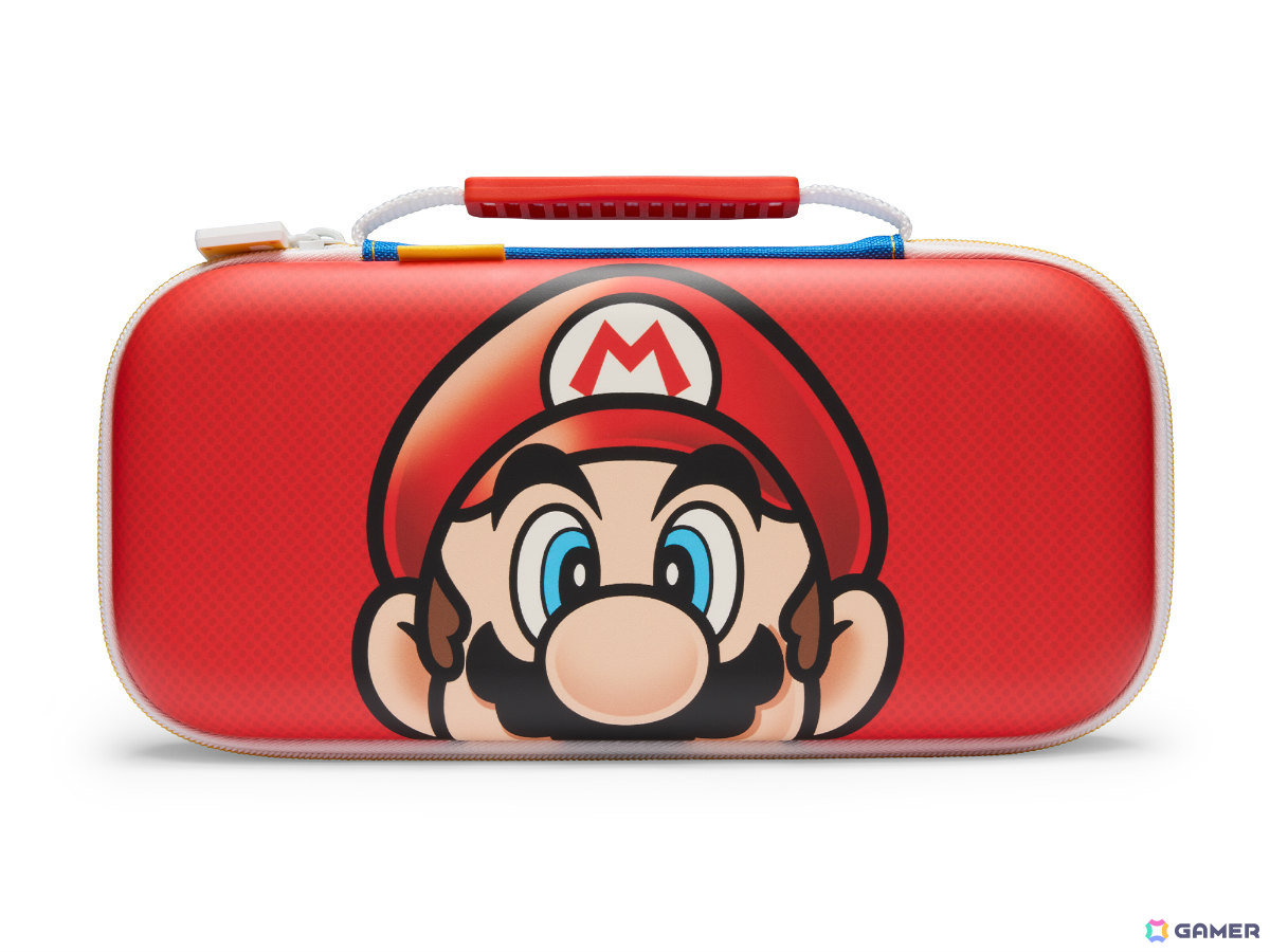 マリオがデザインされたSwitch 2向けプロテクションケースが11月18日に発売！ハテナブロックのチャームや内部に配置された隠れマリオタグにも注目の画像