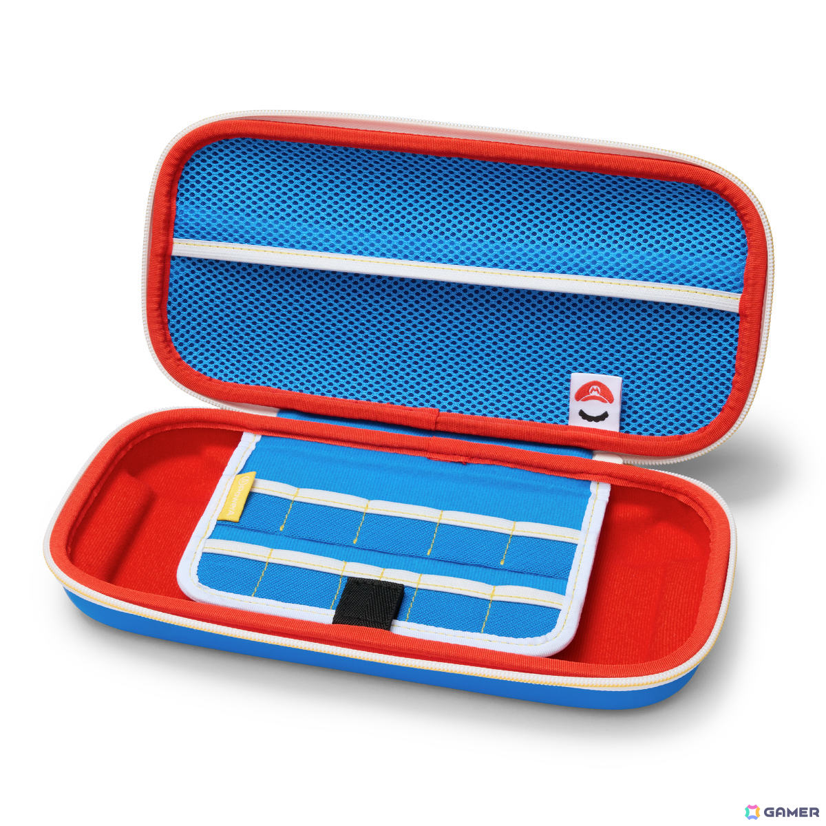 マリオがデザインされたSwitch 2向けプロテクションケースが11月18日に発売！ハテナブロックのチャームや内部に配置された隠れマリオタグにも注目の画像
