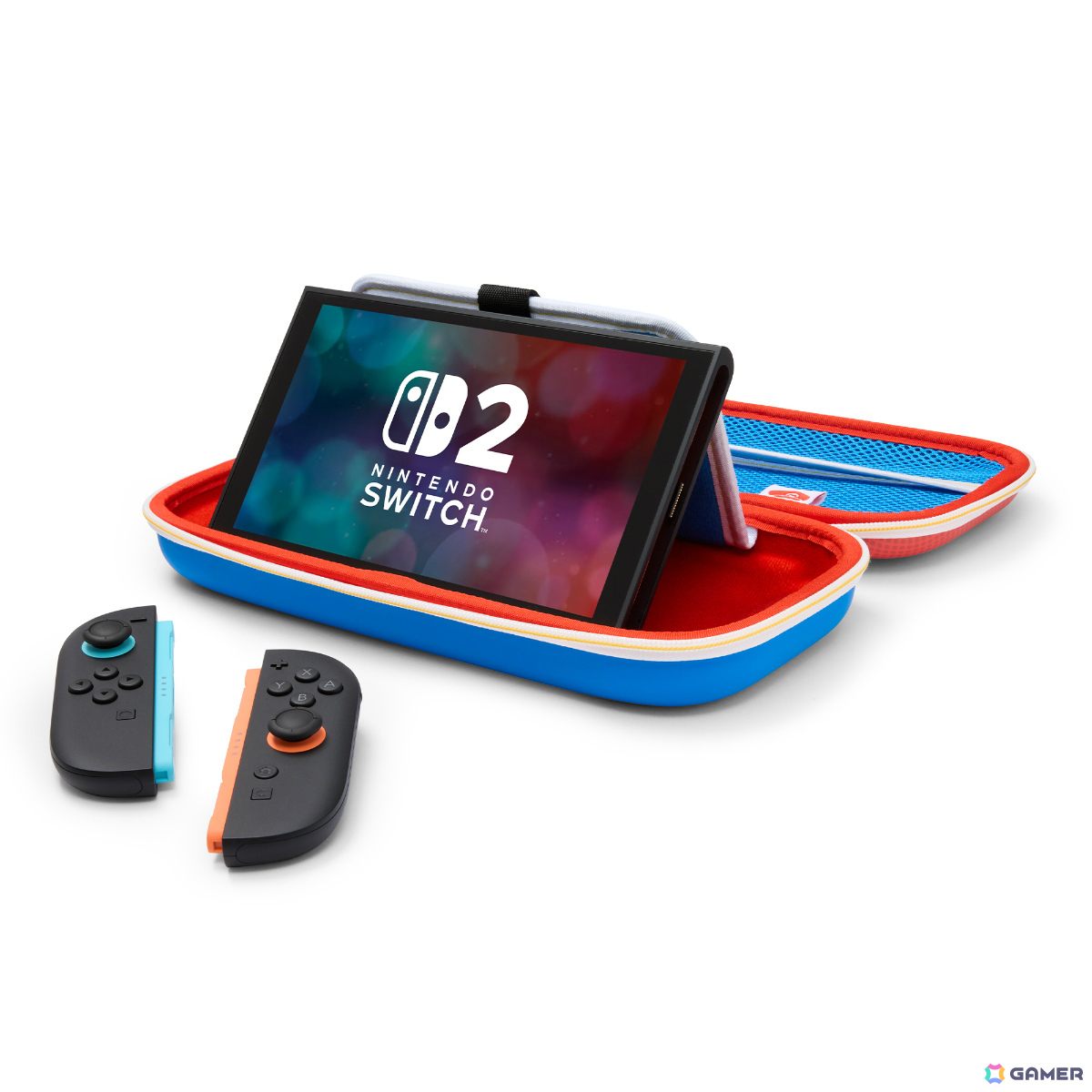 マリオがデザインされたSwitch 2向けプロテクションケースが11月18日に発売！ハテナブロックのチャームや内部に配置された隠れマリオタグにも注目の画像