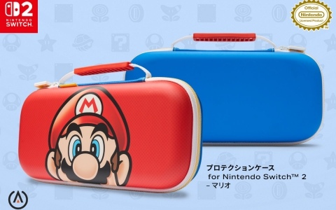 マリオがデザインされたSwitch 2向けプロテクションケースが11月18日に発売!ハテナブロックのチャームや内部に配置された隠れマリオタグにも注目