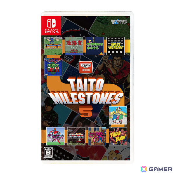 「タイトーマイルストーン5」が2027年1月28日に発売！「スペースインベーダー」や幻の3画面版「サーガイア」など10タイトルを収録の画像5
